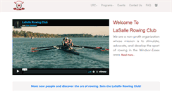 Desktop Screenshot of lasallerowing.ca