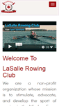 Mobile Screenshot of lasallerowing.ca